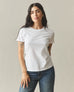 Women's Classic Cotton Crew Tee - White